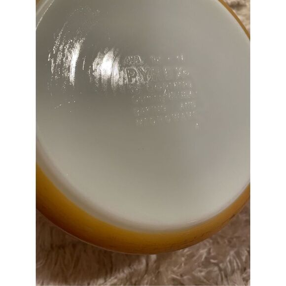 Pyrex vintage 473 butterfly gold 1qt casserole dish - Picture 5 of 5